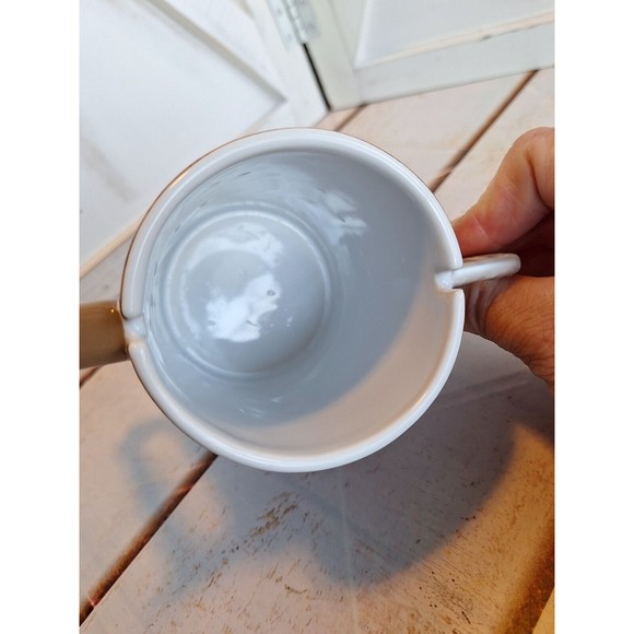 Brown and Silver Saw Shaped Coffee Mug Holds 14 Ounces One Hundred 80 Degrees - Picture 7 of 10